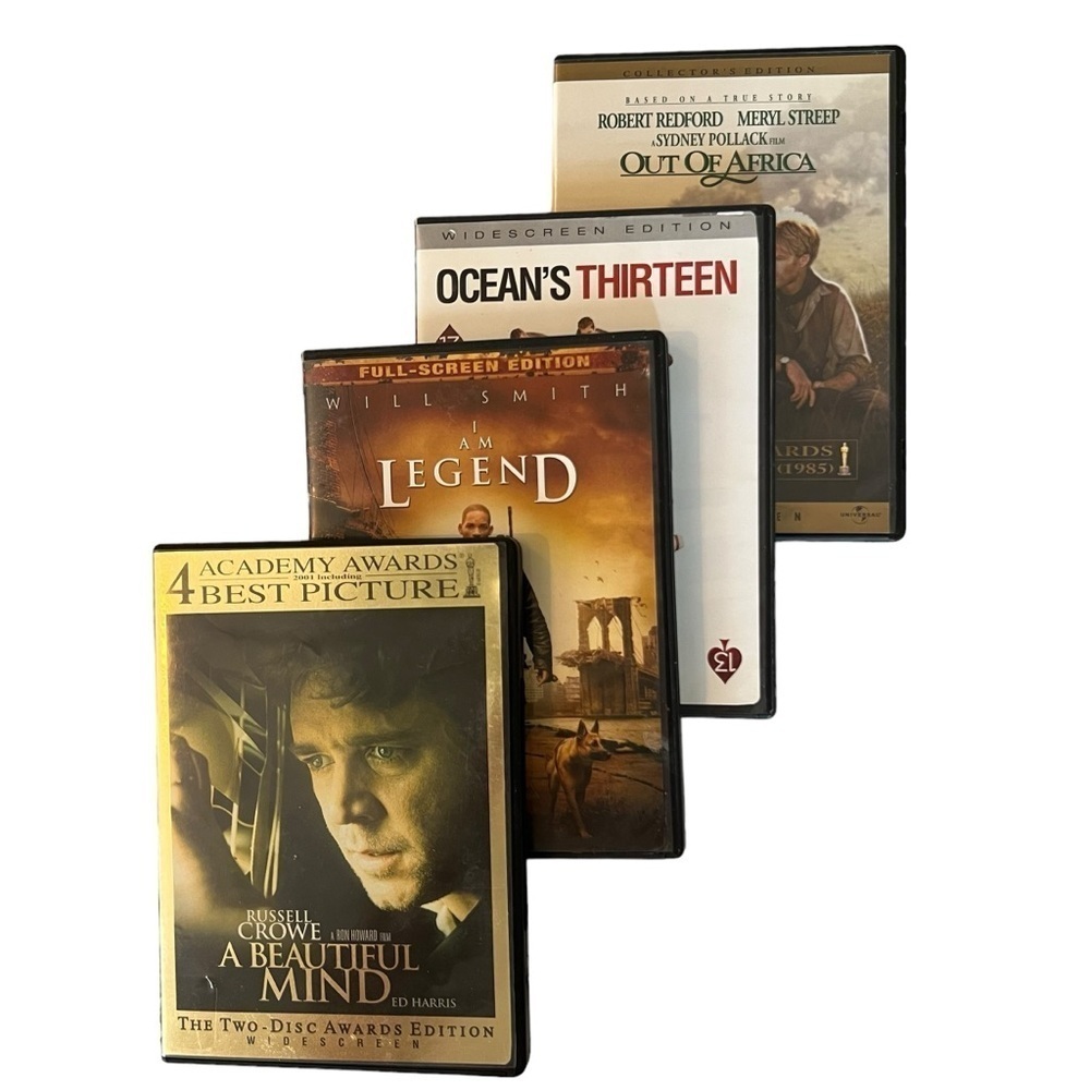 Four Blockbuster Movies on DVD